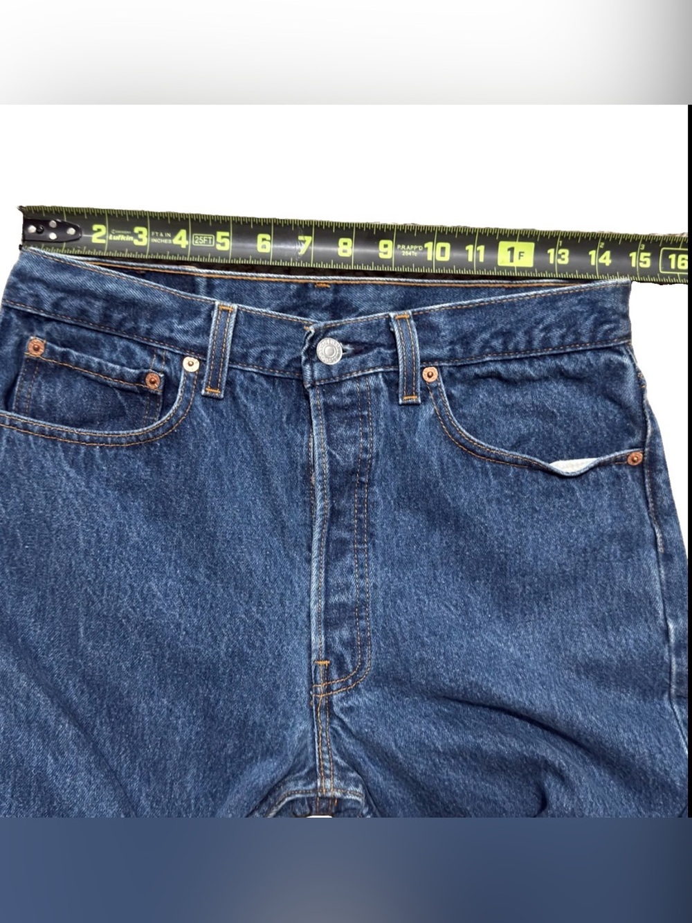 Vintage Levi’s 501 501xx Jeans 1994 Made in USA Men’s Size W33 L32 Button Fly - Picture 6 of 9
